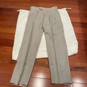 Men's Classic Dress Pants in Light Gray